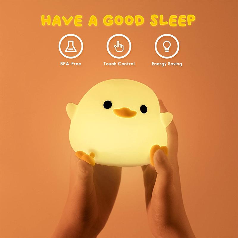 Ducky Buddy Lamp - Soothing Night Light For A Better Sleep Of Your Child Noxord