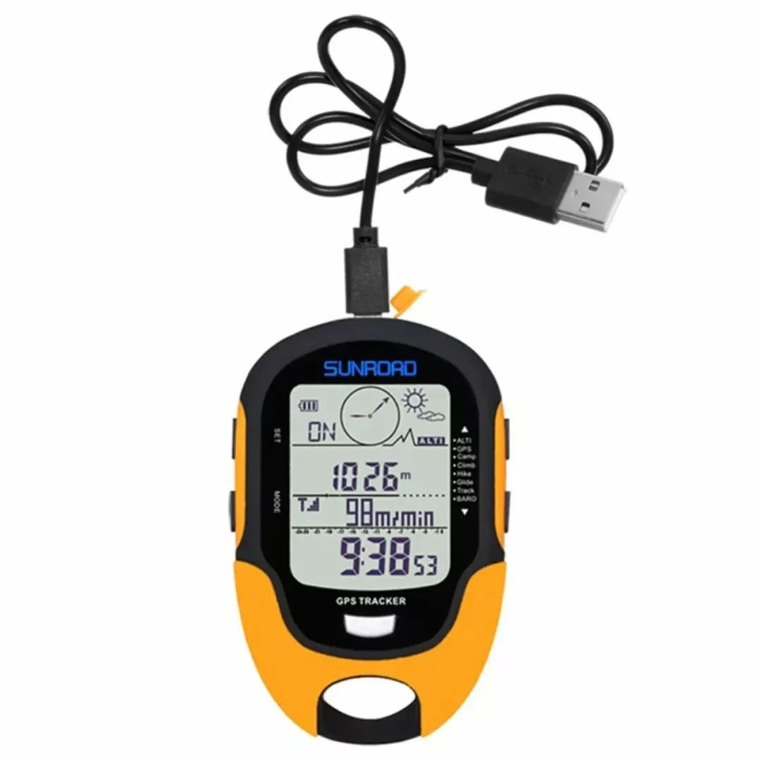 GPS Tracker Outdoor Black Orange | Kalsten