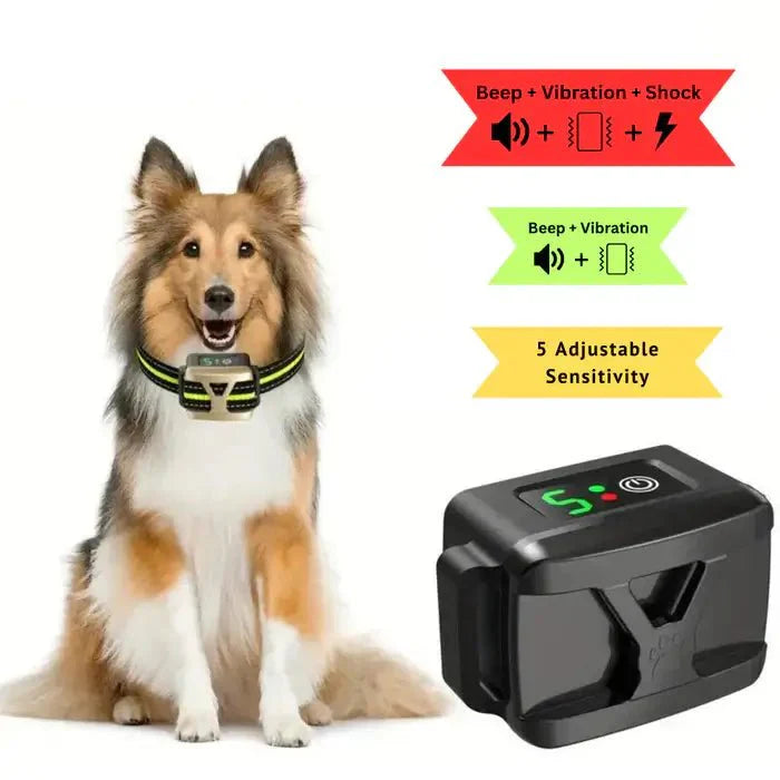 BarkSmart • Rechargeable Anti - Bark Collar - Rechargeable Anti - Bark Collar - BowLift