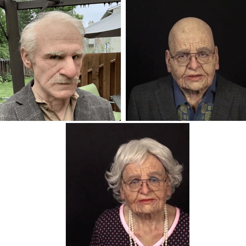 Creepy Old Man Mask – Realistic Latex Halloween Mask for Adults | Kalsten