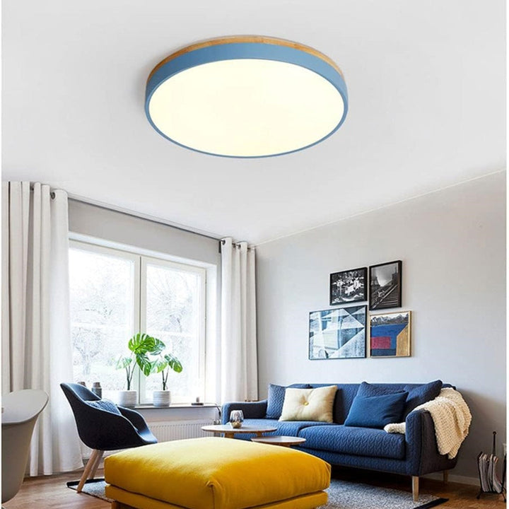 Wood LED Recessed Ceiling Light Noxord