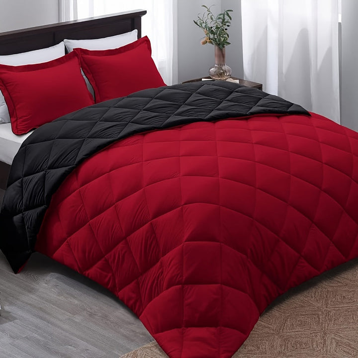 Luxury Seasonal Duvet with Reversible Design and Microfiber Filling Noxord