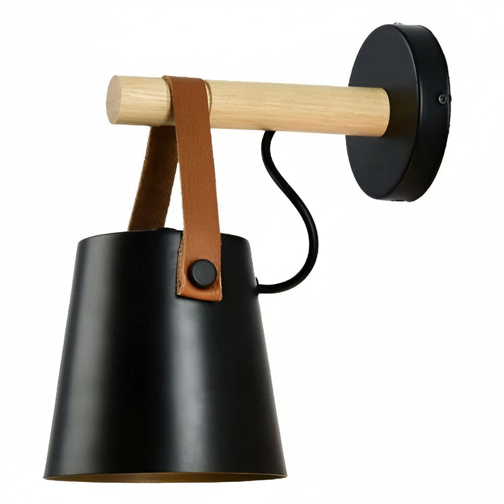 Modern Nordic Plug-In Swing Arm Wall Sconce – Adjustable Iron Bedside Reading Light | Noxord