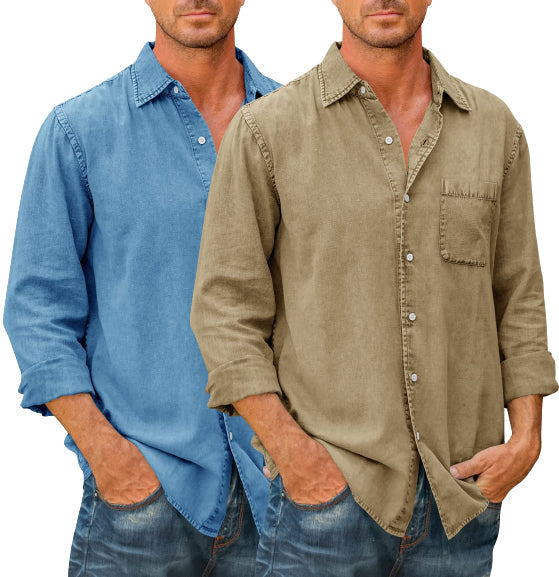 Kalsten | Long sleeve button shirt for men