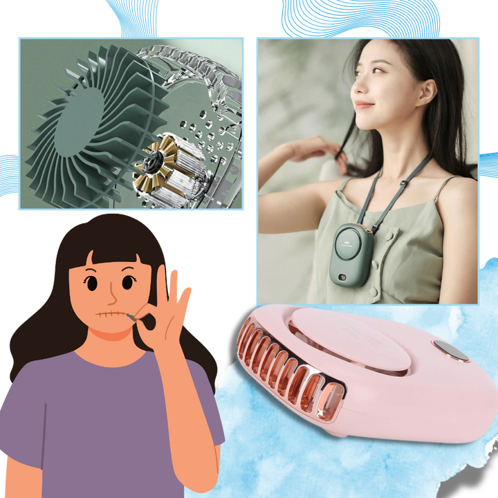Bladeless Adjustable Portable Neck Fan | Kalsten