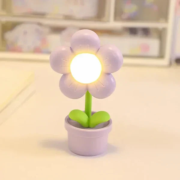 BlossomGlow Small Flower Soothing Table Lamp | Kalsten