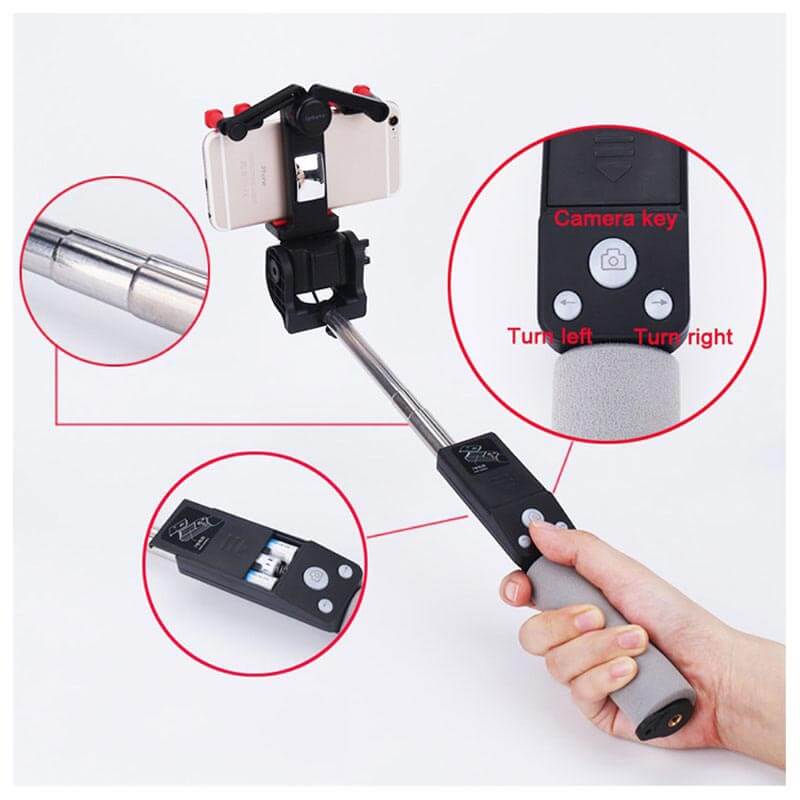 Kalsten | Selfie Stick "Image Arc" with 360° Rotation & Bluetooth Remote Control