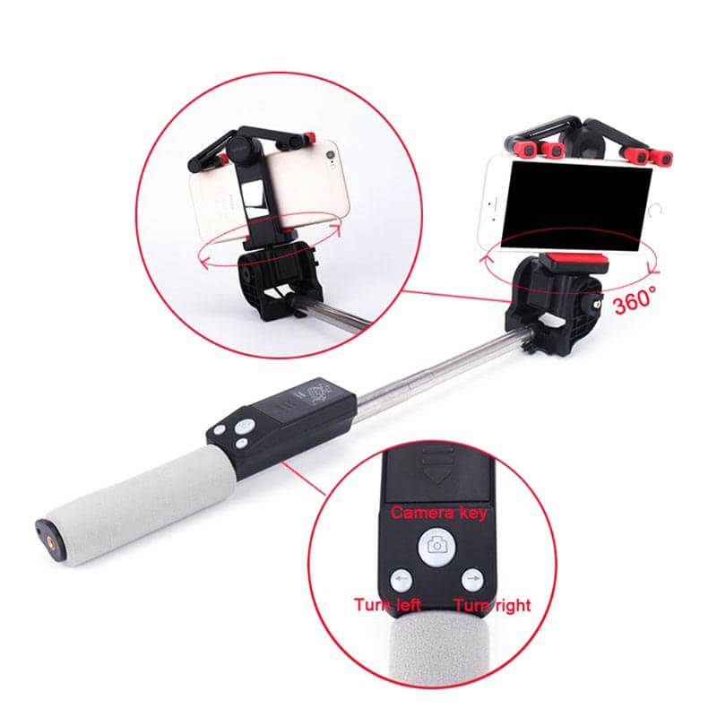 Kalsten | Selfie Stick "Image Arc" with 360° Rotation & Bluetooth Remote Control