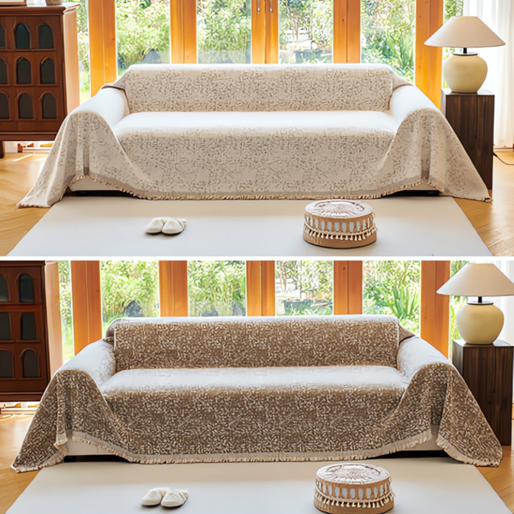 Reversible Boho Cotton Sofa Cover Noxord
