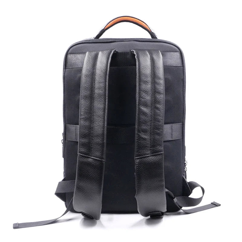 Premium Leather Backpack with Fingerprint Lock – Men’s Anti-Theft Backpack | Kalsten