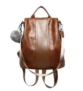 Noxord | Women's Anti-theft Leather Backpack