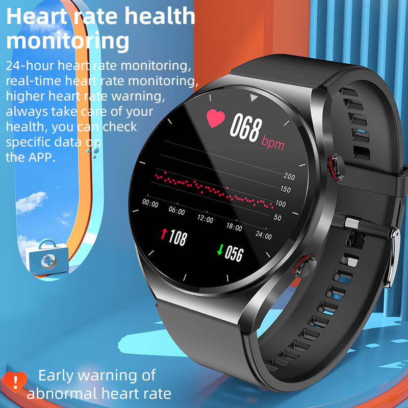 Kalsten | One-Click Blood Sugar|Blood Glucose Blood Pressure ECG|ECG HRV Heart Rate Monitor Health Smart Watch