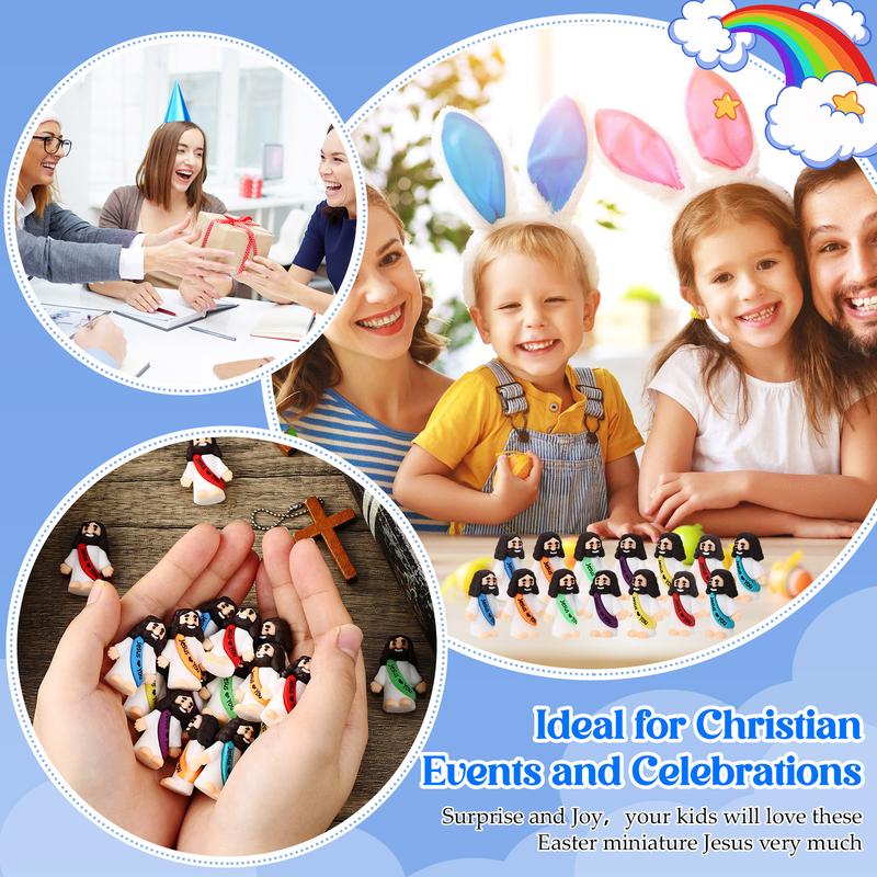 Kalsten | Mini Jesus Figurines With Jesus love You Slogan