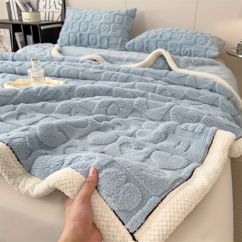 Stylish Coral Fleece Blanket for Ultimate Comfort Noxord