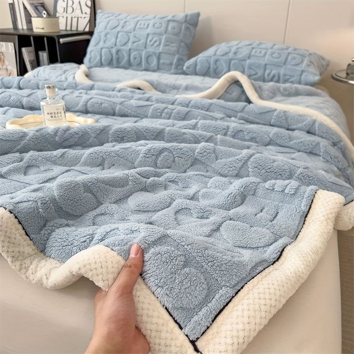 Stylish Coral Fleece Blanket for Ultimate Comfort Noxord