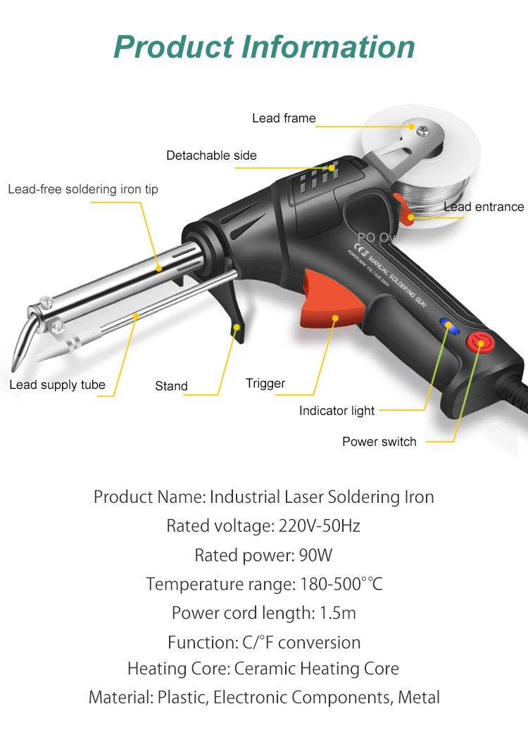 Noxord | Electric Welding Tool | Rapid 20s Heat-Up | 2-in-1 Welding & Cutting | Ergonomic Handle