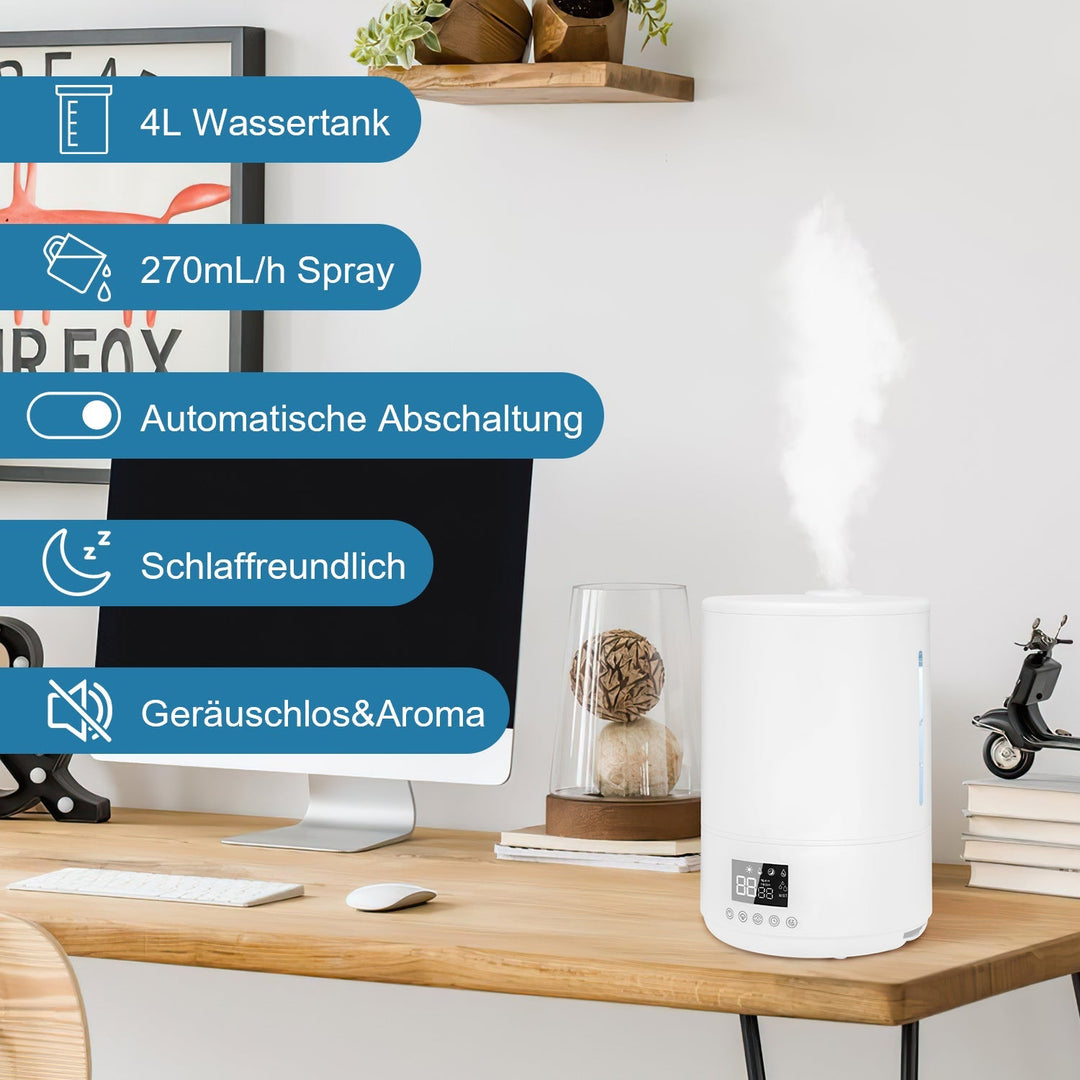 4L Top Fill Humidifier with Remote Control | Kalsten
