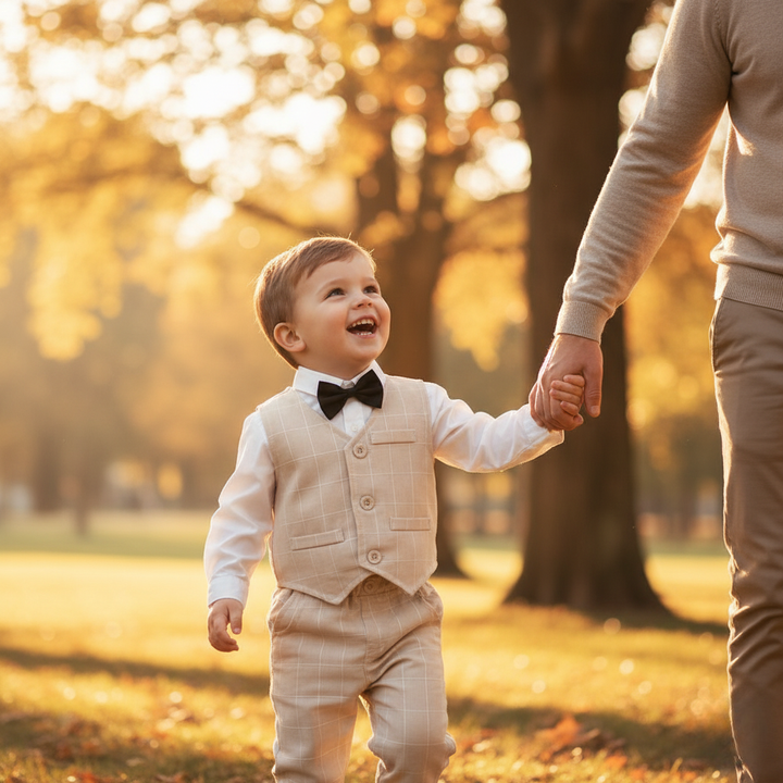 Kalsten | Boys Formal Cotton Outfit Set for Toddlers and Kids