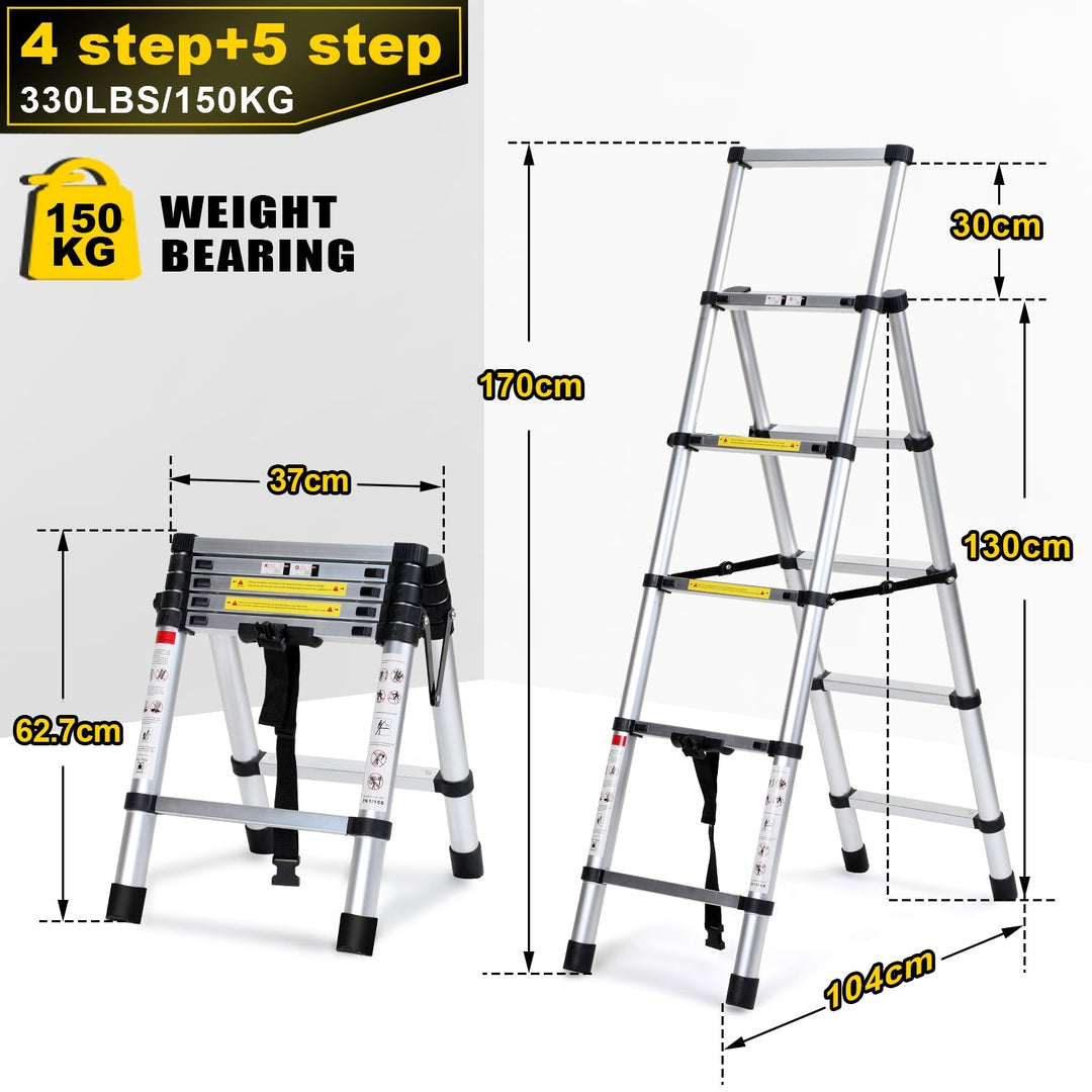 Telescoping ladder Folding ladder A-frame | Kalsten