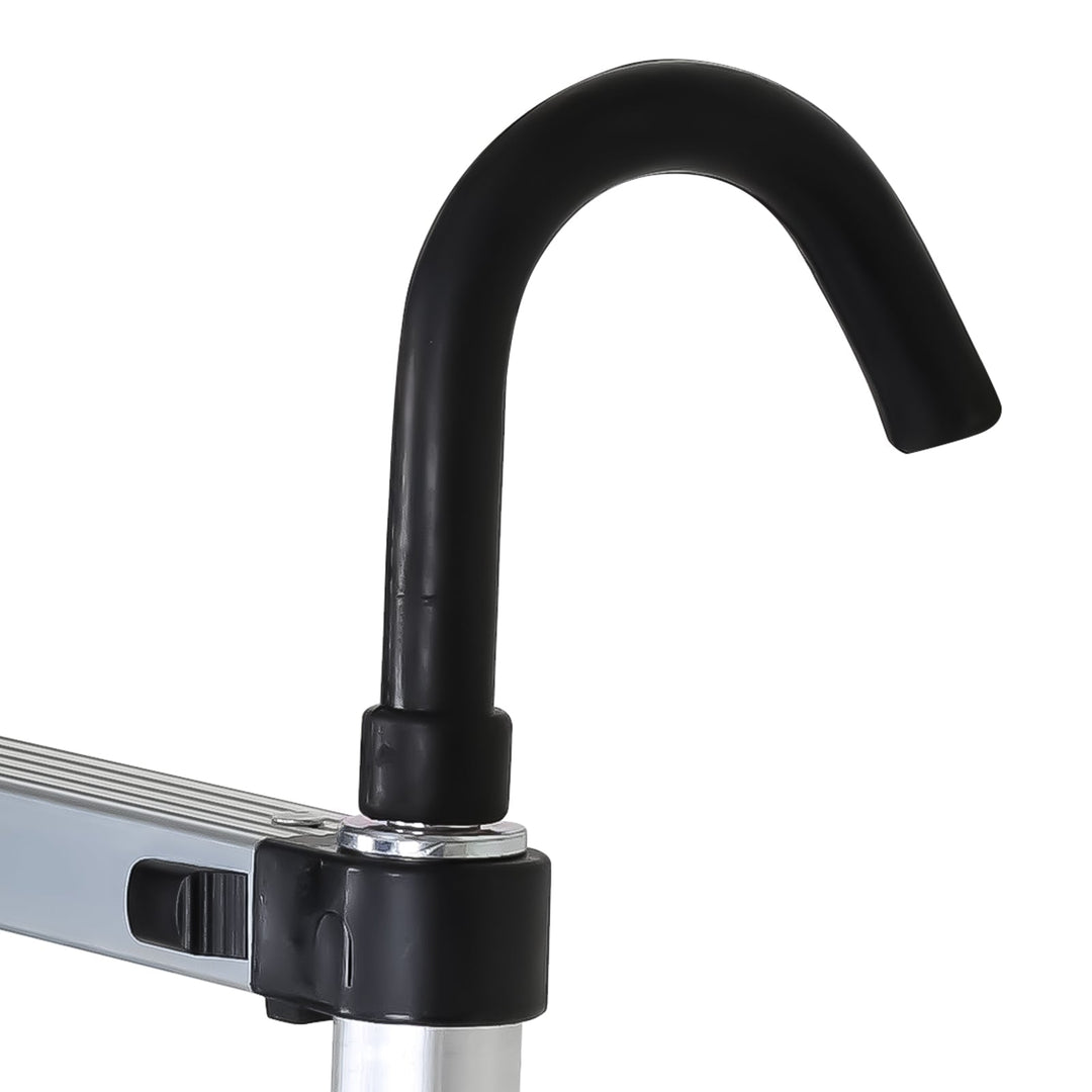 Telescopic ladder with 2 detachable hooks | Kalsten