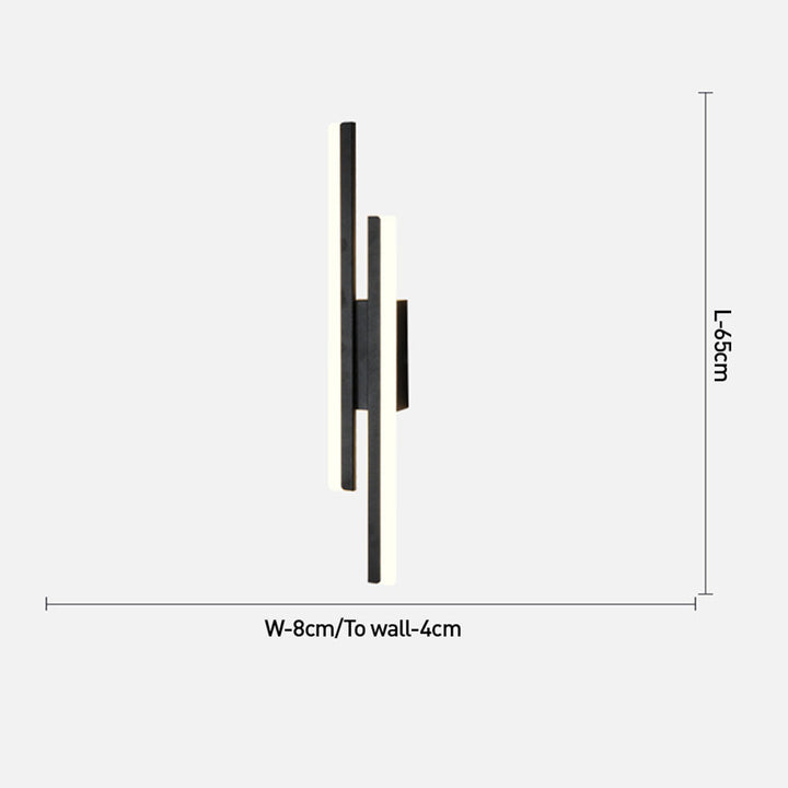 Acrylic Metal LED Wall Lamp Noxord