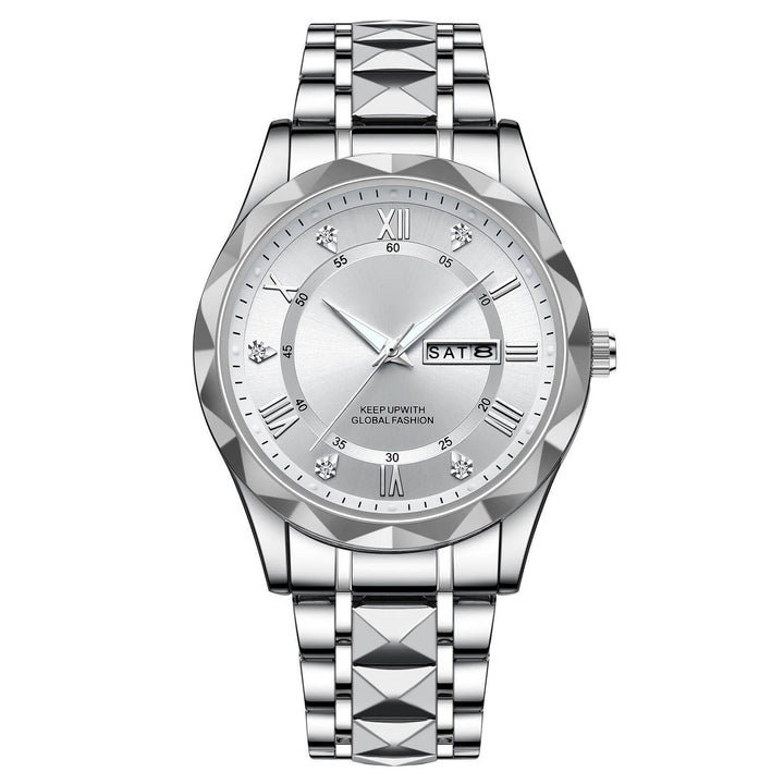 Kalsten | Waterproof Luminous Stainless Steel Two-tone Quartz Men's Watch