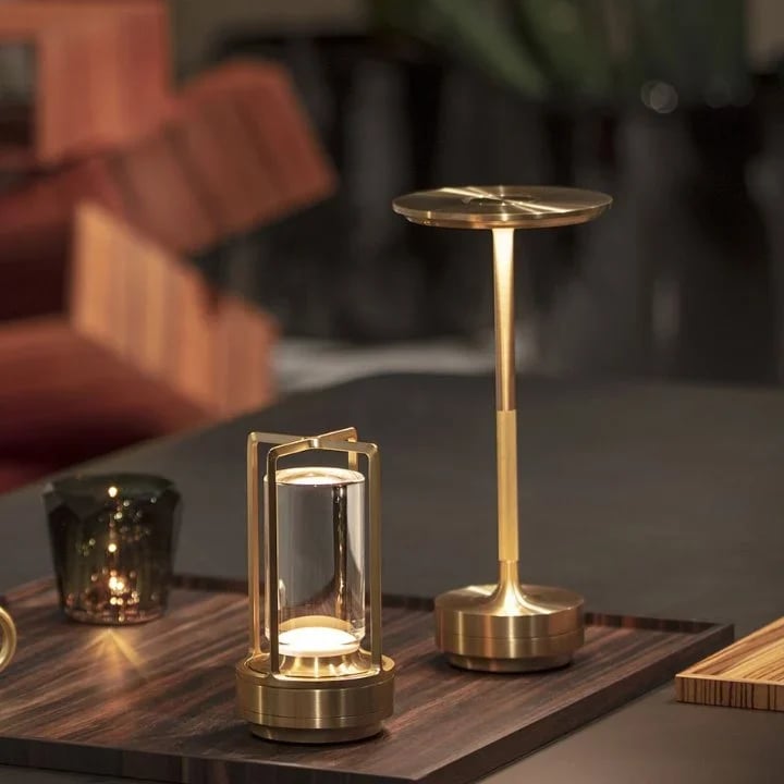 Cordless Table Lamp - Dimmable & Rechargeable Waterproof Desk Light | Kalsten
