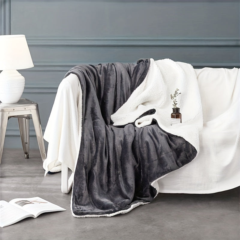 Chic Sherpa Fleece Blanket for Optimal Comfort Noxord