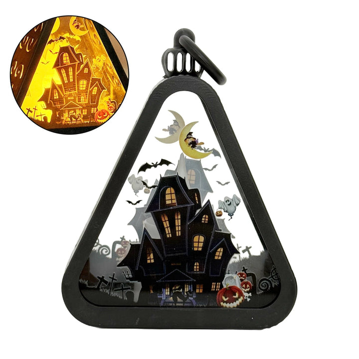 Halloween Decor Triangle Table Lamp | Noxord