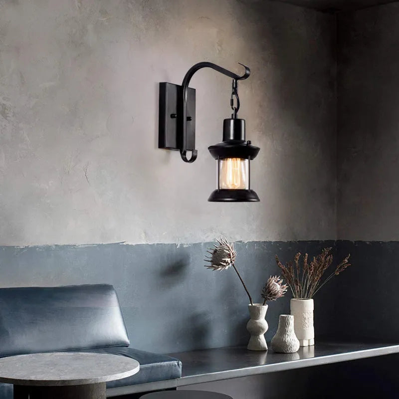 Vintage Metal Industrial Wall Light Noxord