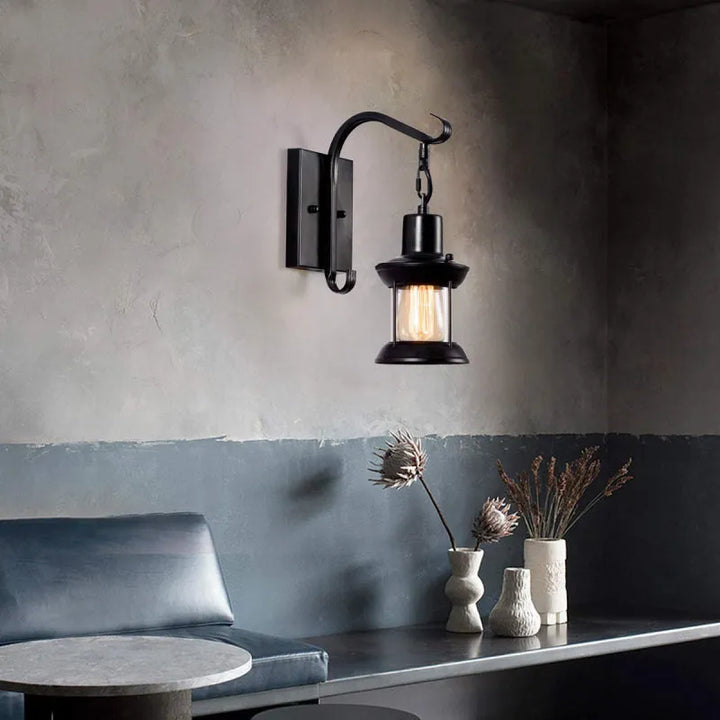 Vintage Metal Industrial Wall Light Noxord