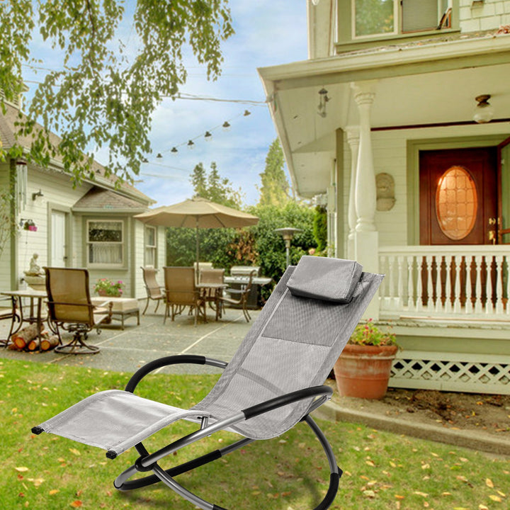 Relax lounger deck chair swinging lounger foldable | Kalsten