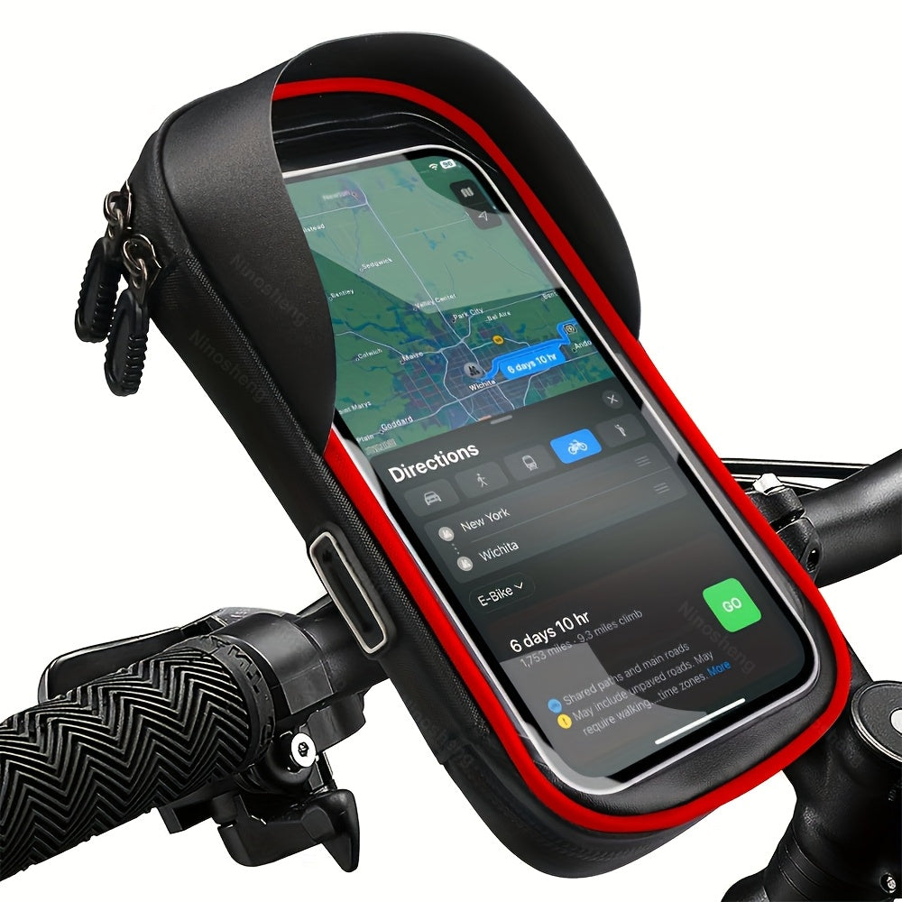 Waterproof Phone Holder for Bicycle and Motorcycle – 360° Rotatable and Suitable for 4.5–6.4 inch | Kalsten