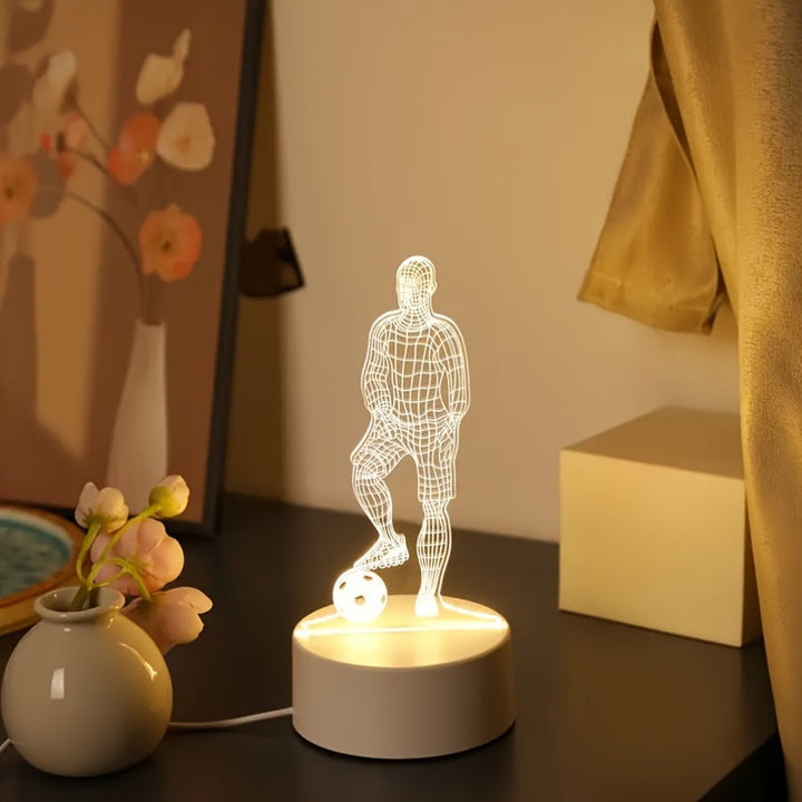 SportGlow Lamp - 3D Football Illusion Table Lamp Kalsten