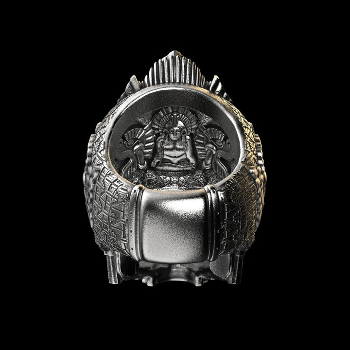 Kalsten | Men’s Sterling Silver Skull Ring | GrimSkull Handcrafted Statement Jewelry | 100% Silver