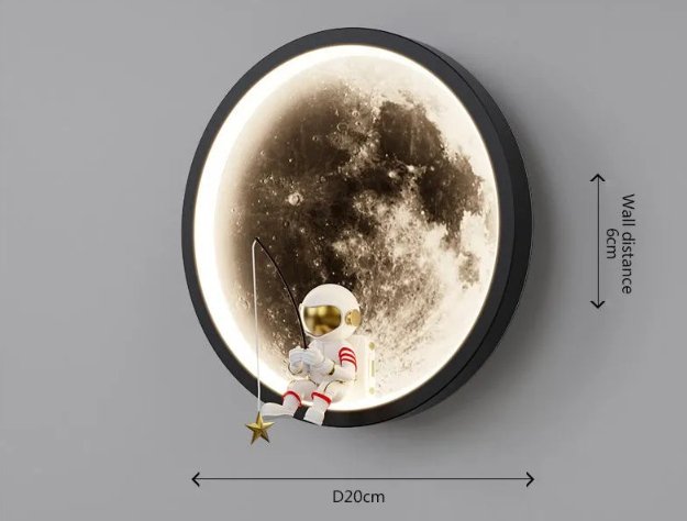 Spacelume - Moon LED Wall Lamp Noxord