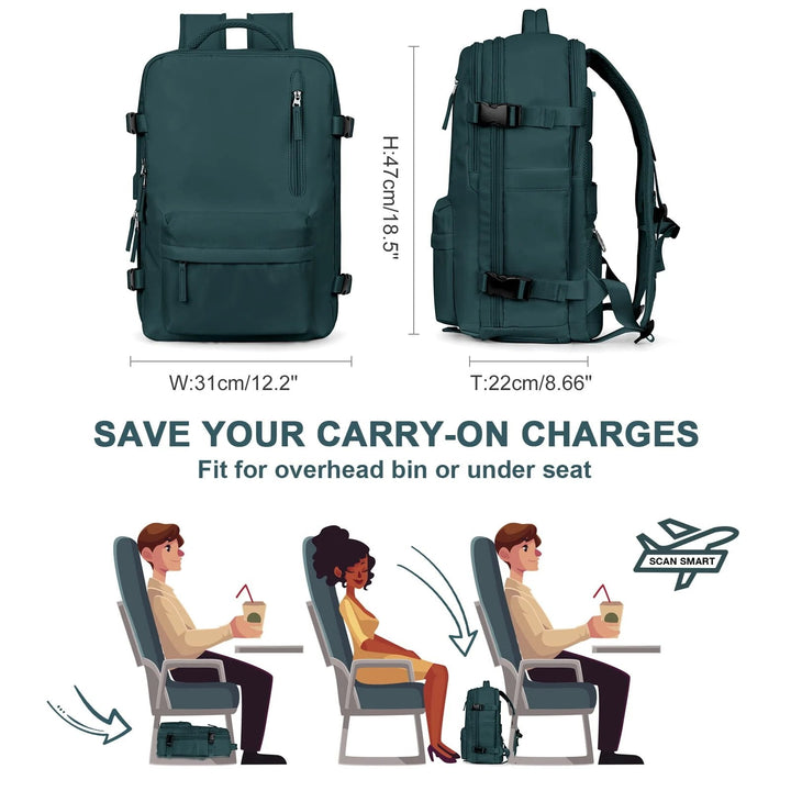 Large Women’s Travel Backpack – Waterproof