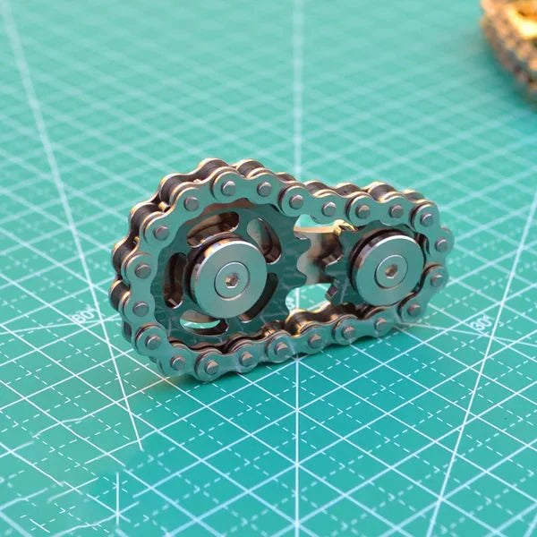 Kalsten | ChainFidget Pro – Stainless Steel Sprocket Spinner for Stress Relief