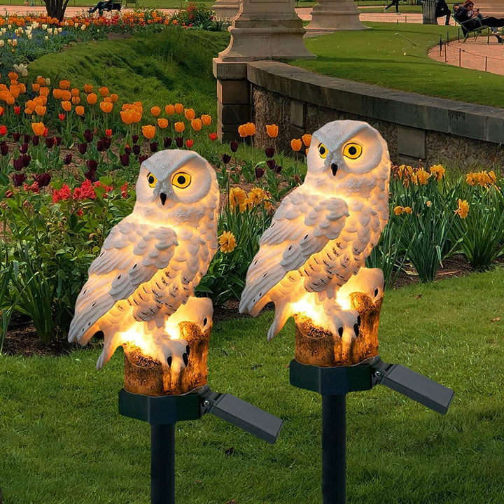 Kalsten | Garden Light Solar Owl Outdoor LED Set