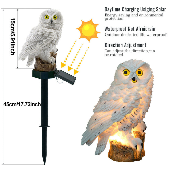 Solar Owl LED Garden Lights – Outdoor Set Kalsten