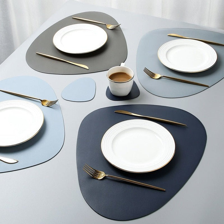 Kalsten | Claro – Elegant Heat Resistant Placemat and Coaster Set in Multiple Colors