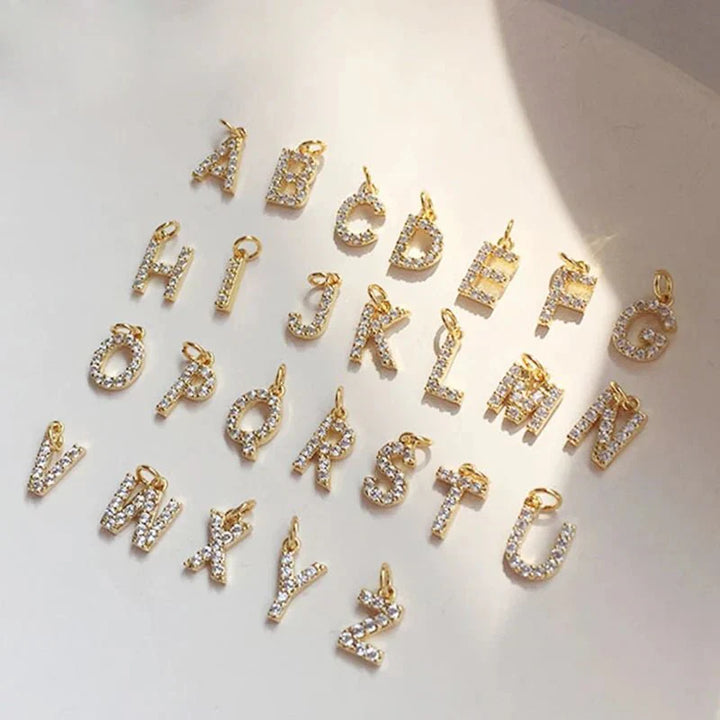 Kalsten | Classy Pearl Dainty Initial Letter Necklace