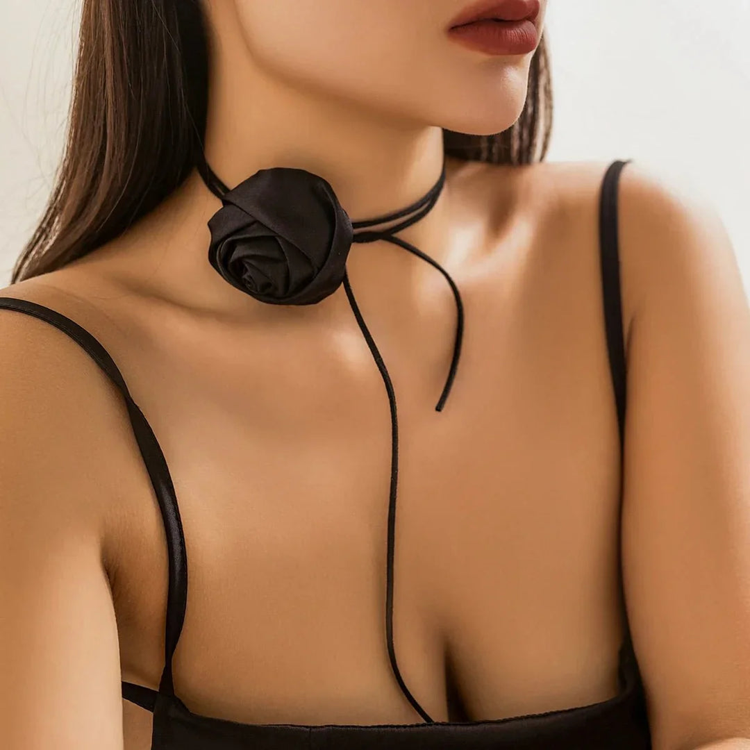 Kalsten | Classy Rose Floral Choker Necklace
