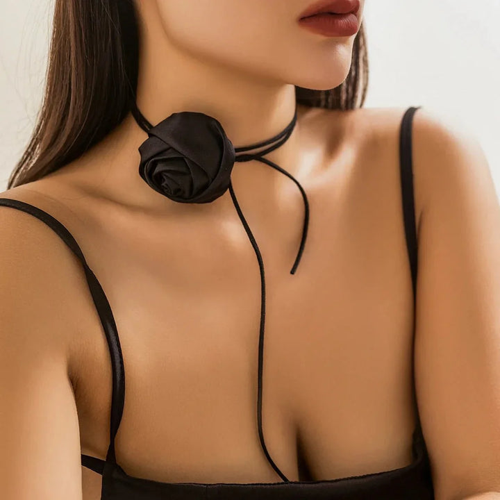 Kalsten | Classy Rose Floral Choker Necklace