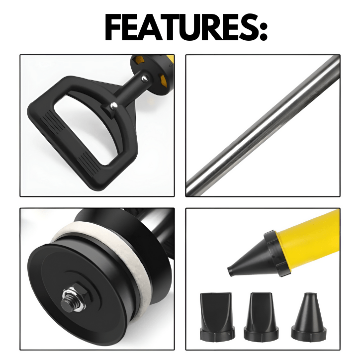 Sealant gun with 4 nozzles for silicone work | Kalsten