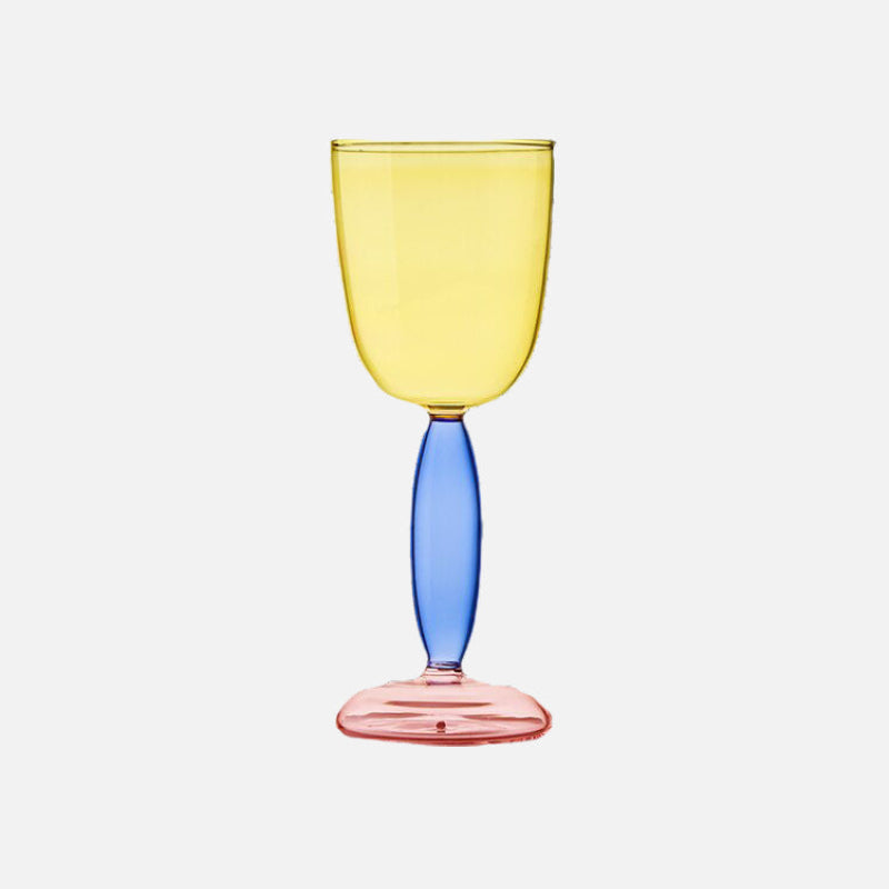 Kalsten | Chalice and carafe made of colored glass by Phillips