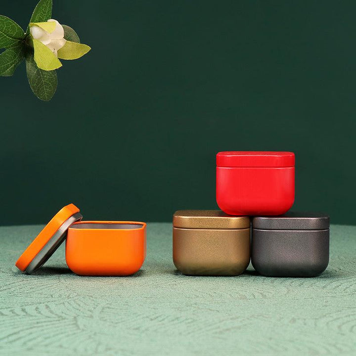 Kalsten | Colorful storage box | Small metal tea, candy, pill container