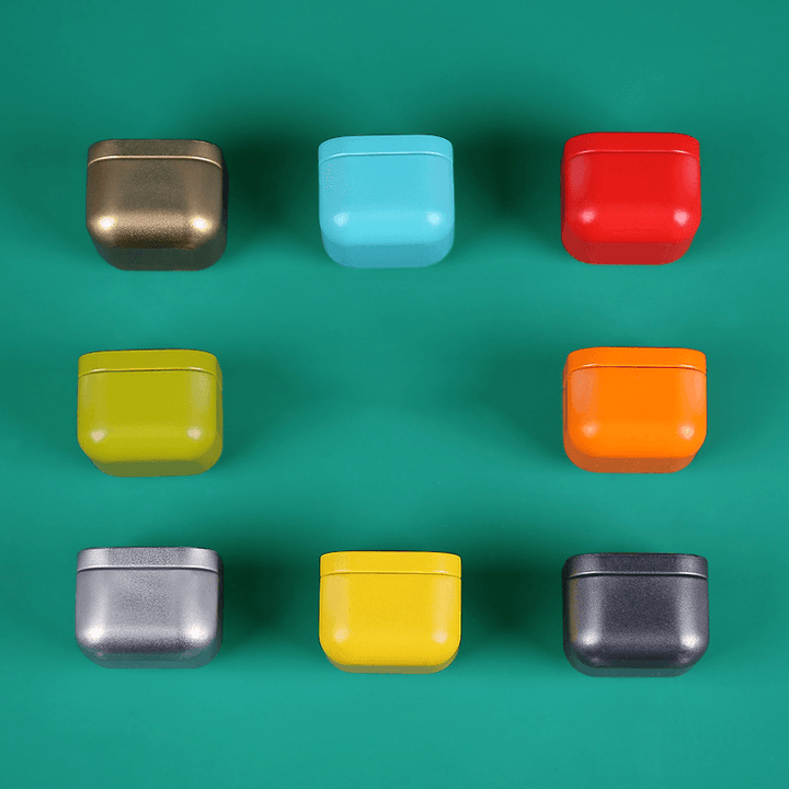 Kalsten | Colorful storage box | Small metal tea, candy, pill container