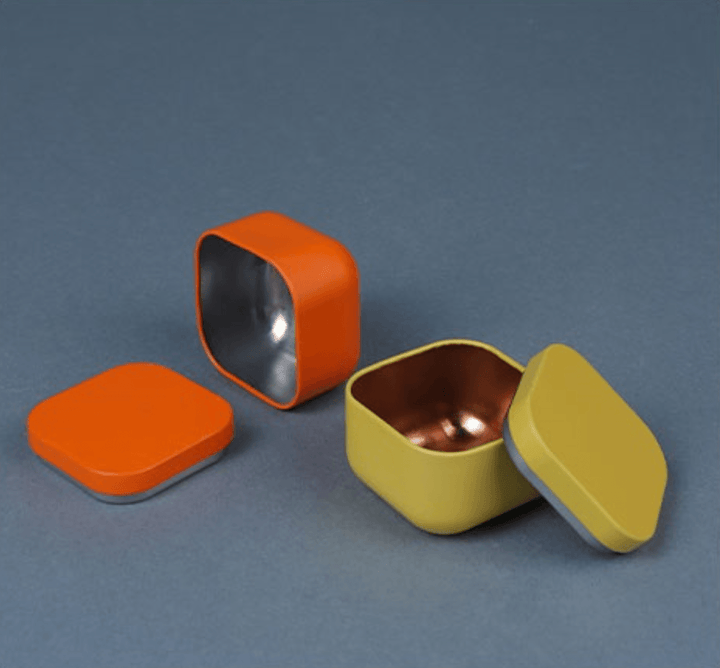 Kalsten | Colorful storage box | Small metal tea, candy, pill container