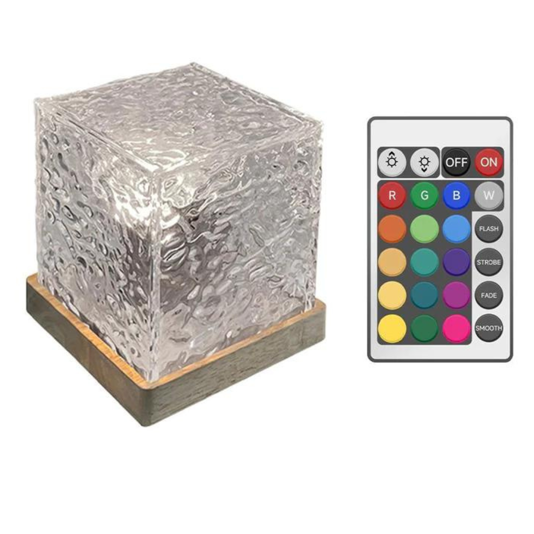 Table Lamp with Colour Changing Crystal Base | Noxord